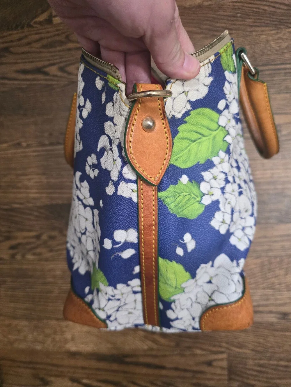 DOONEY & BOURKE Hydrangea Blue Geena Satchel